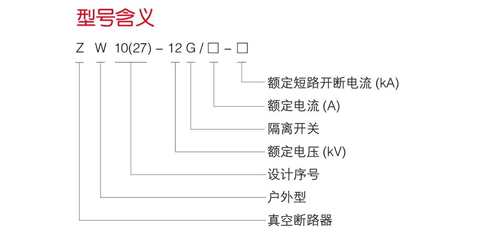 （JKW）ZW10（27）-12户外高压交流真空断路器