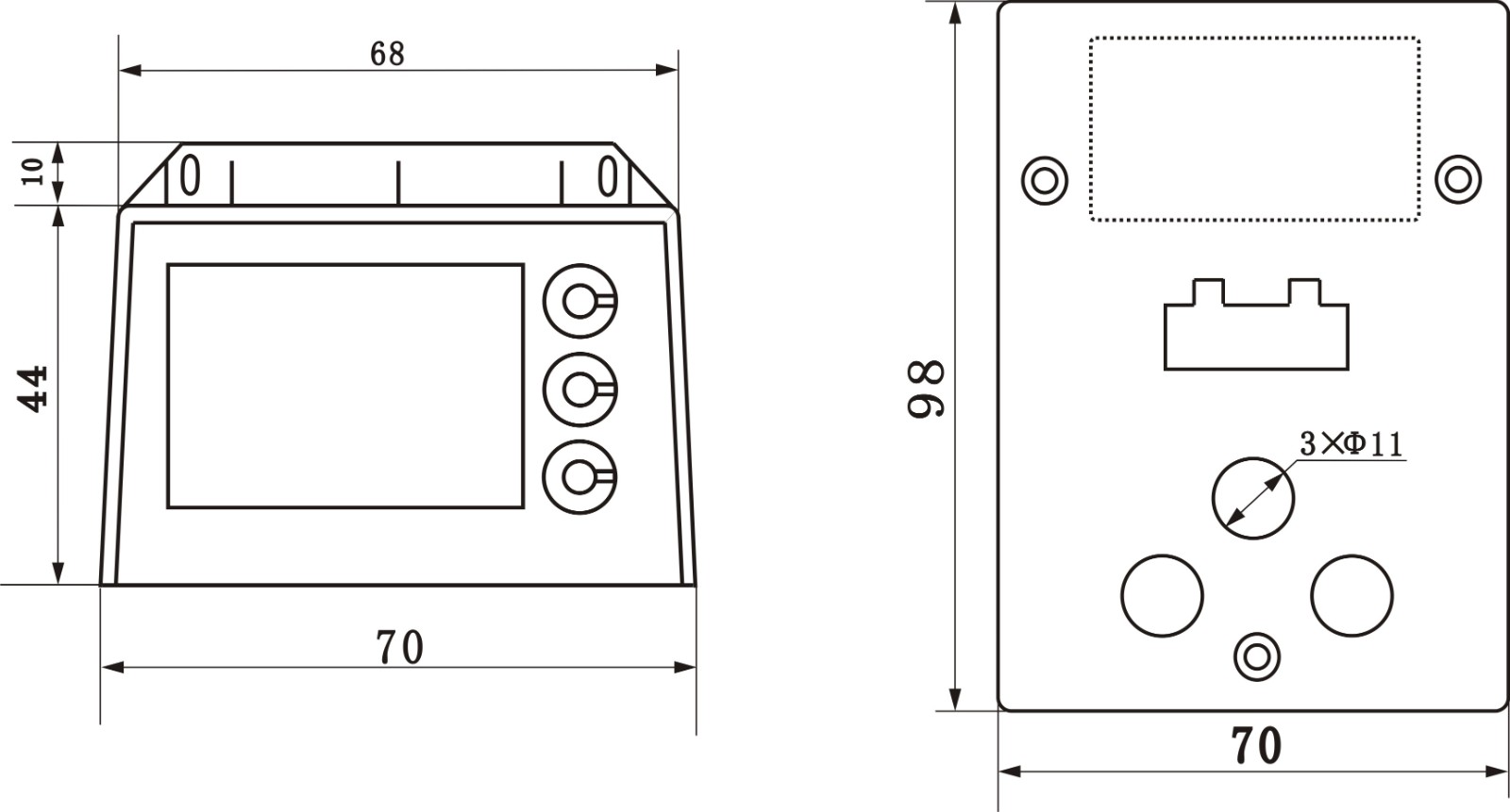 电机保护器KMY-711(100A-800A)(50KW-400KW)