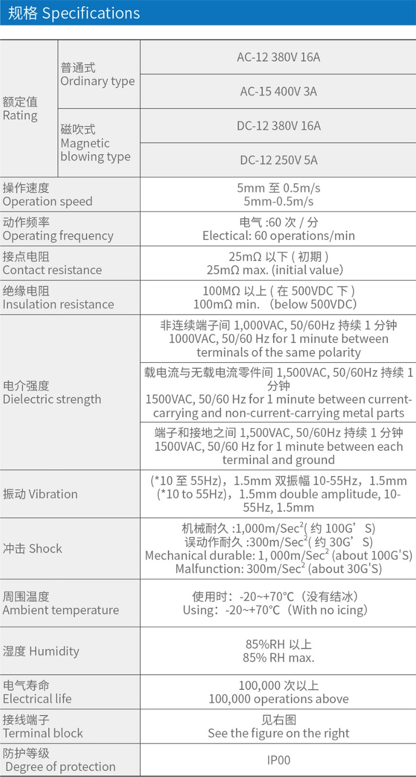 LXW20-11M新款微动开关